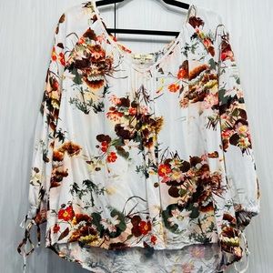 Flora Peasant Blouse